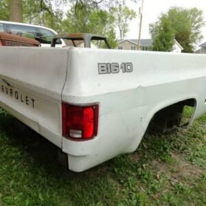 1973–1987 Chevy Squarebody Big 10 Truck Bed - Rust-Free OEM White Fleetside