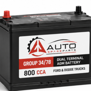 Group 34/78 Dual Terminal AGM Battery — 800 CCA — Ford & Dodge Trucks